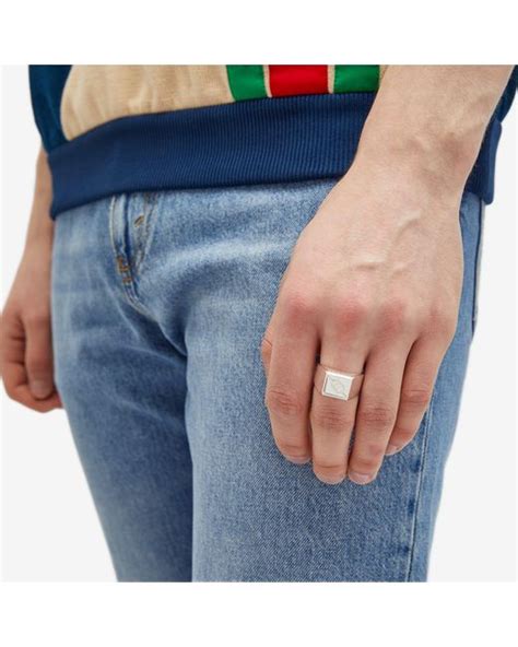 chevaliere homme gucci|Gucci Chevalier Ring .